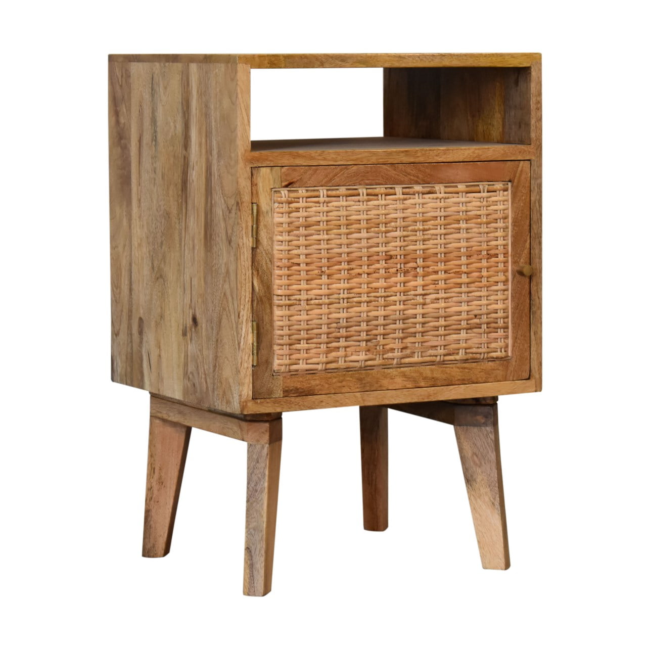 Solid Mango Wood Knit Door Bedside - Image 3