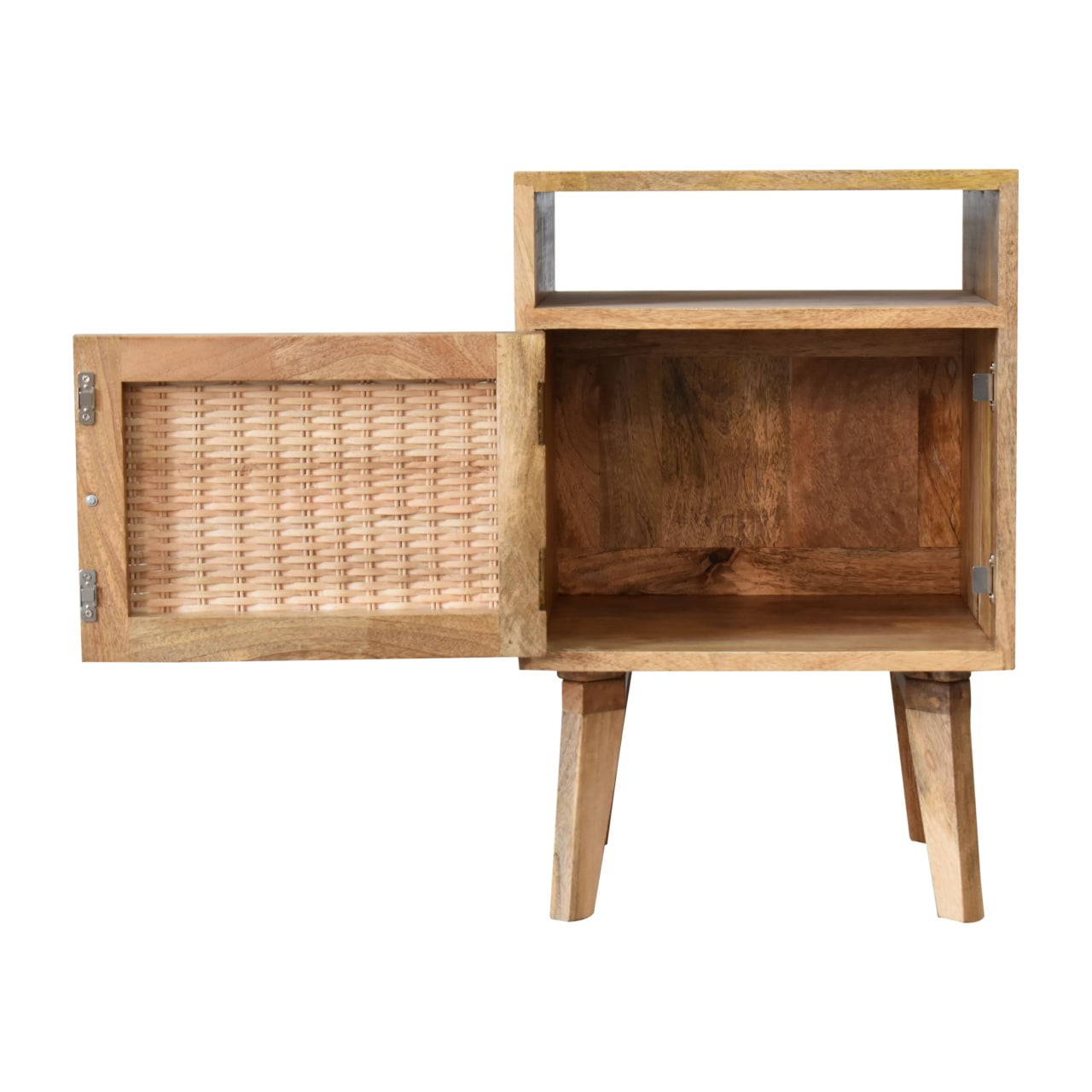Solid Mango Wood Knit Door Bedside - Image 5
