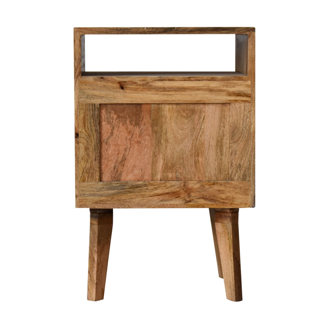 Solid Mango Wood Knit Door Bedside - Image 8
