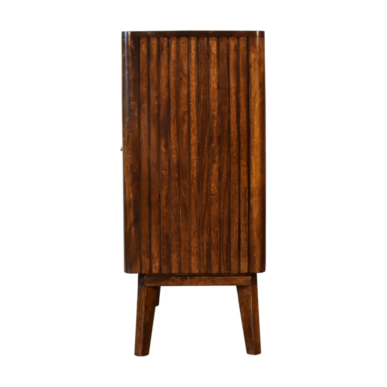 Solid Mango Wood Chestnut Finished 2 Door Reeve Cabinet - Image 8