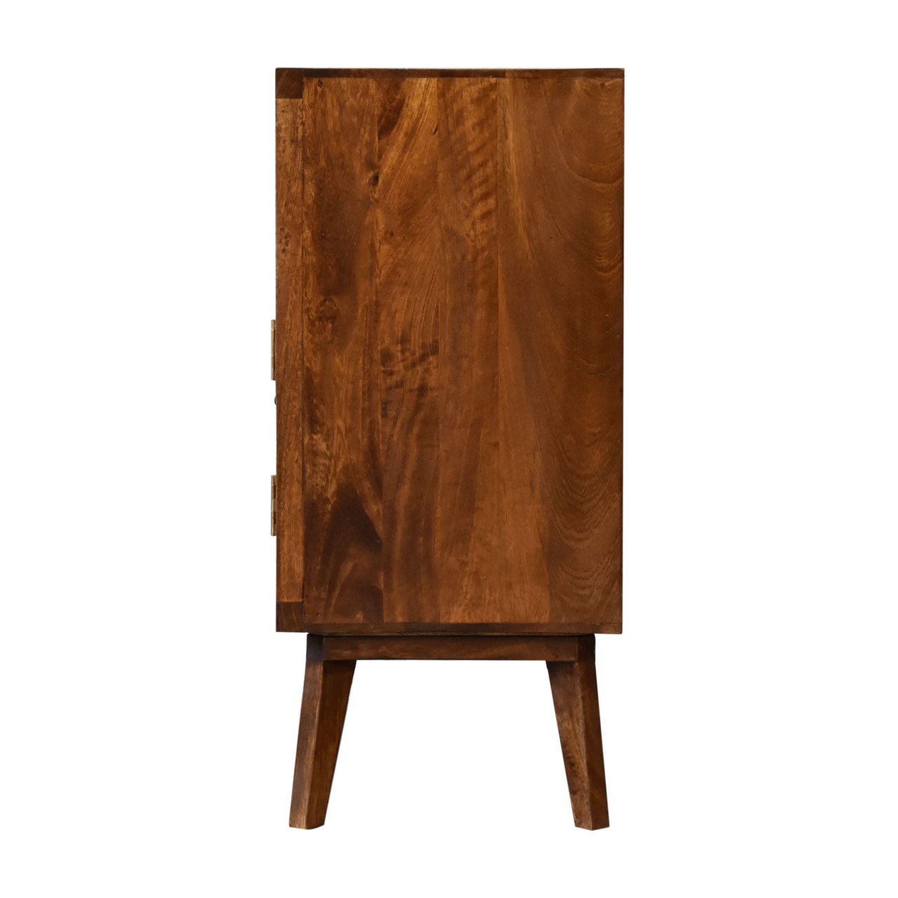 Solid Mango Wood Tova Open Shelf Cabinet - Image 8