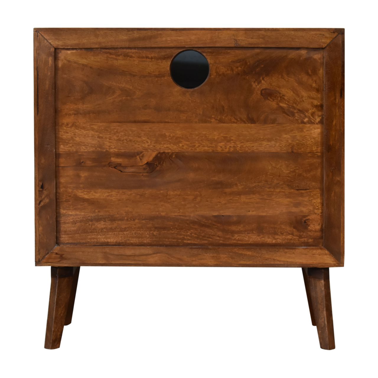 Solid Mango Wood Tova Open Shelf Cabinet - Image 9