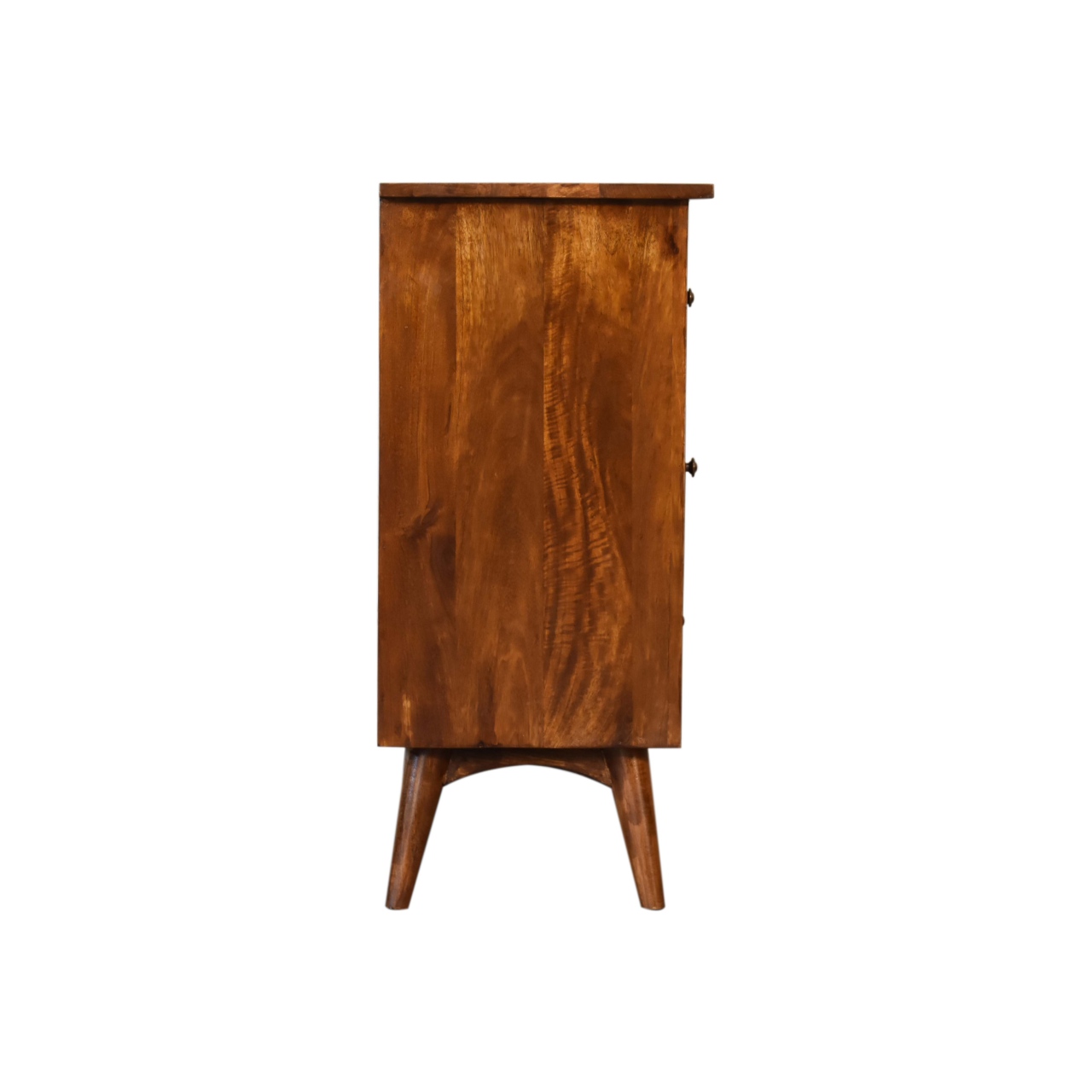 Solid Mango Wood Chestnut Finished 8 Drawer Chest of Drawers - Image 8