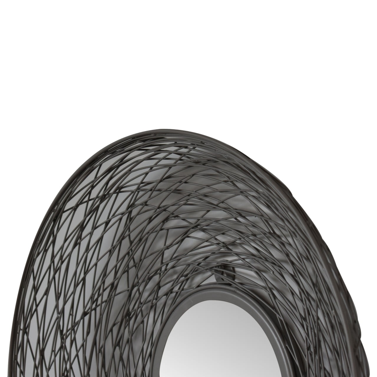 Solid Mango Wood Round Nested Mirror - Image 4