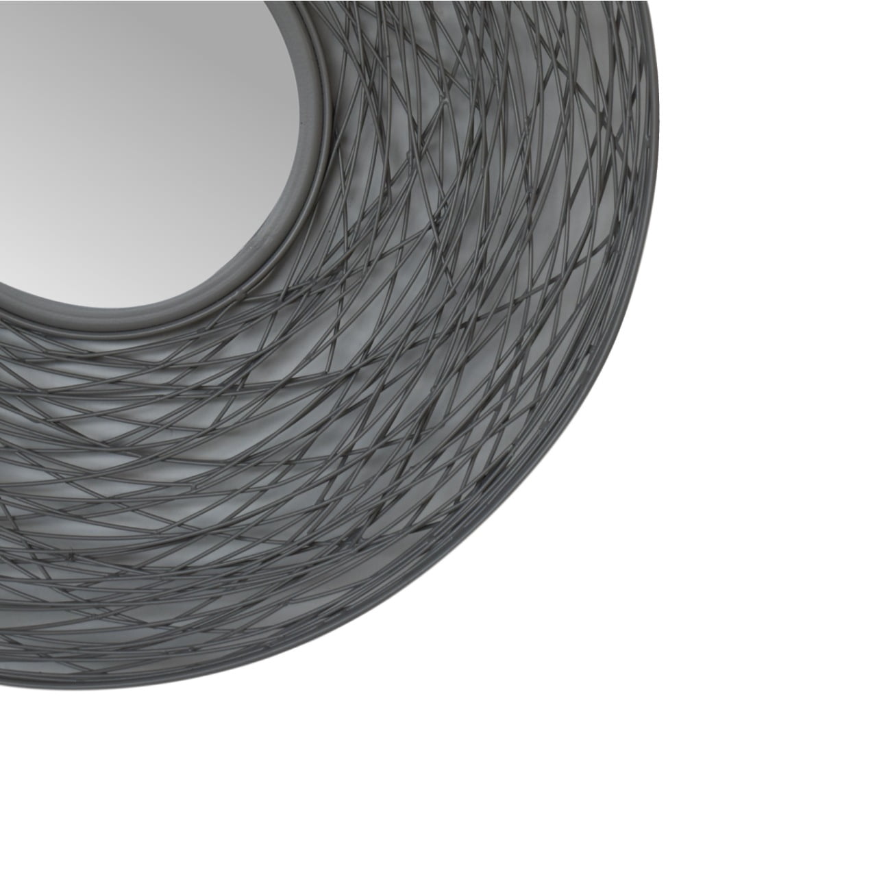 Solid Mango Wood Round Nested Mirror - Image 5