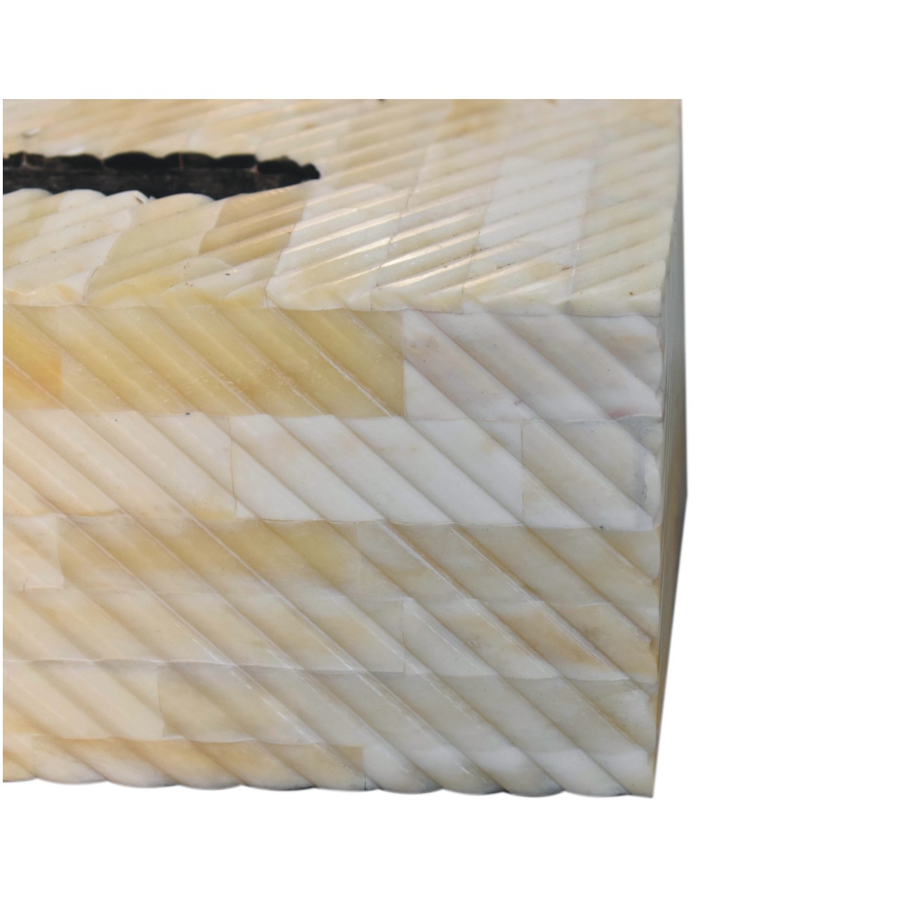 Solid Mango Wood Bone Inlay Tissue Box - Image 5