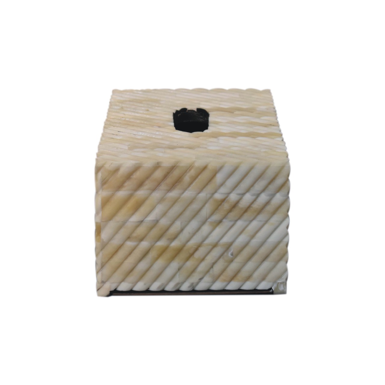 Solid Mango Wood Bone Inlay Tissue Box - Image 8