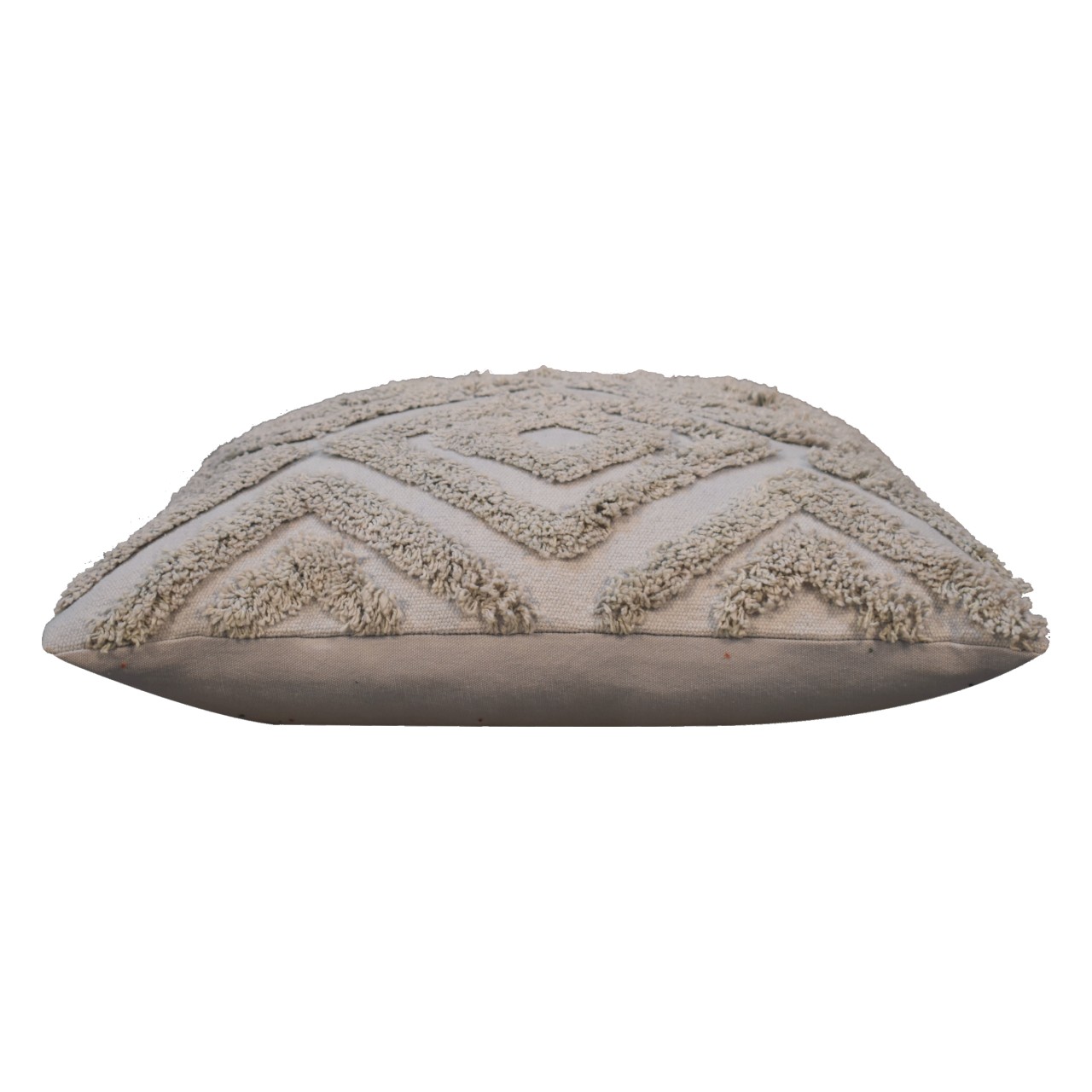 Solid Mango Wood 2 Grey Mini Diamond Tassle Cushions - Image 6