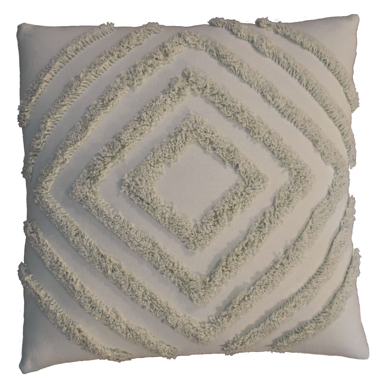 Solid Mango Wood Set of 2 Tacy Sage Green Cushions - Image 3