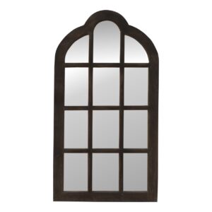 Solid Mango Wood N1 Sun Bleach Finished Mango Wood Arch Mirror