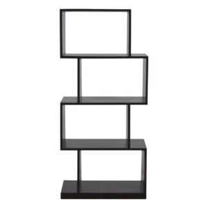 Solid Sheesham Wood Chestnut Finished Zig Zag Display Unit