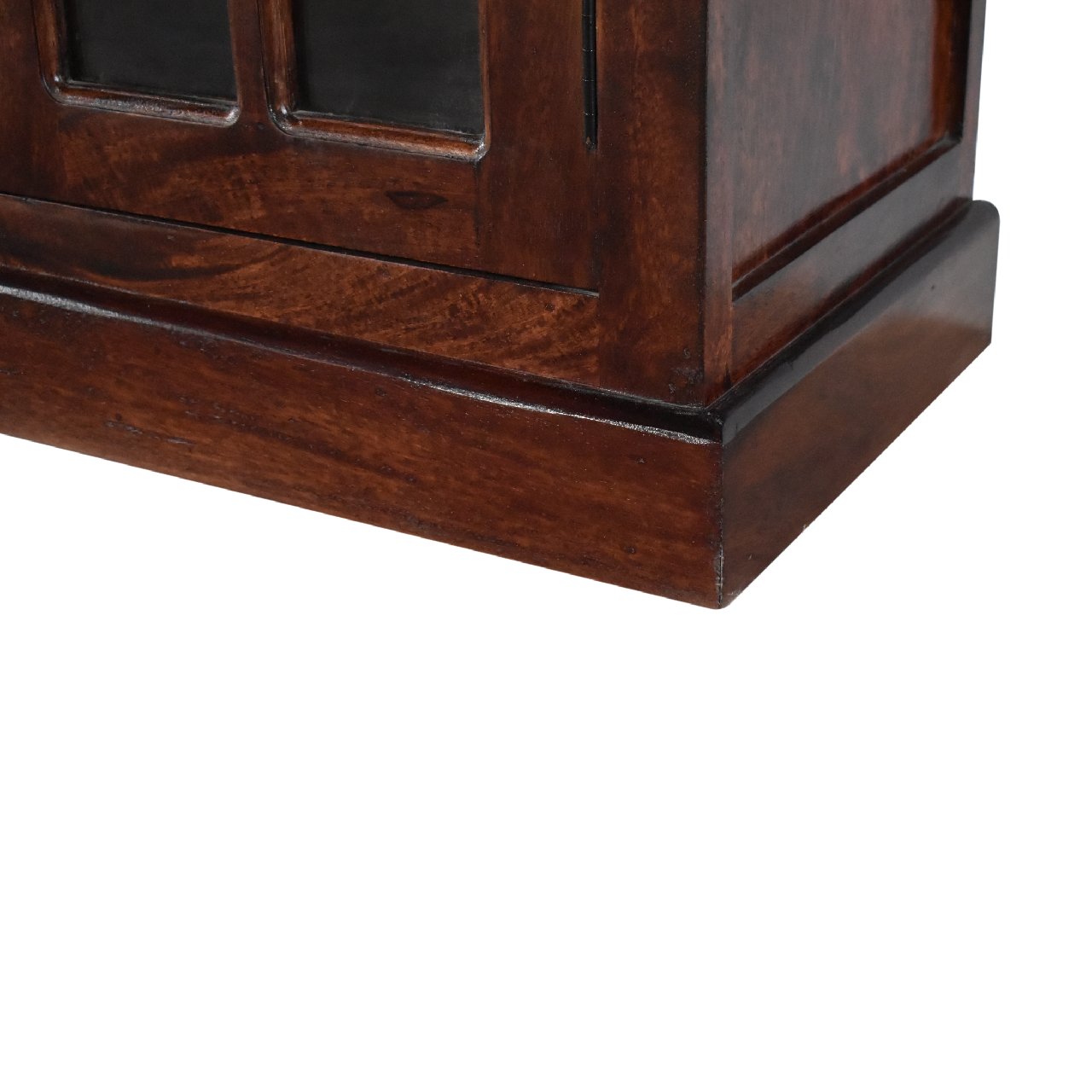Solid Mango Wood Large Cherry Finished 4 Glass Doors 4 Drawers Sideboard - Image 7