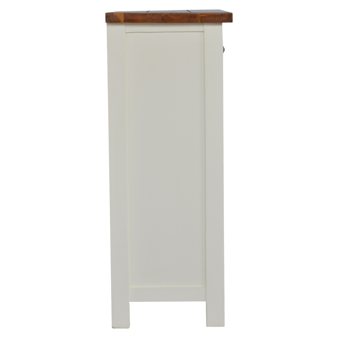 Solid Acacia Wood Honey Finished & 2 Tone 3 Drawers 2 Cupboard Kitchen Unit - Image 8