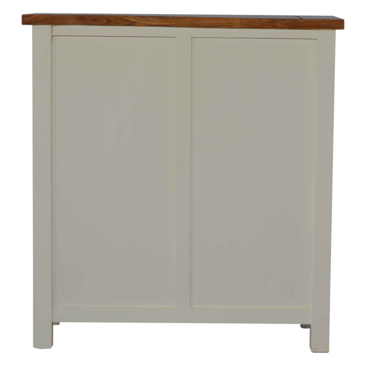 Solid Acacia Wood Honey Finished & 2 Tone 3 Drawers 2 Cupboard Kitchen Unit - Image 6