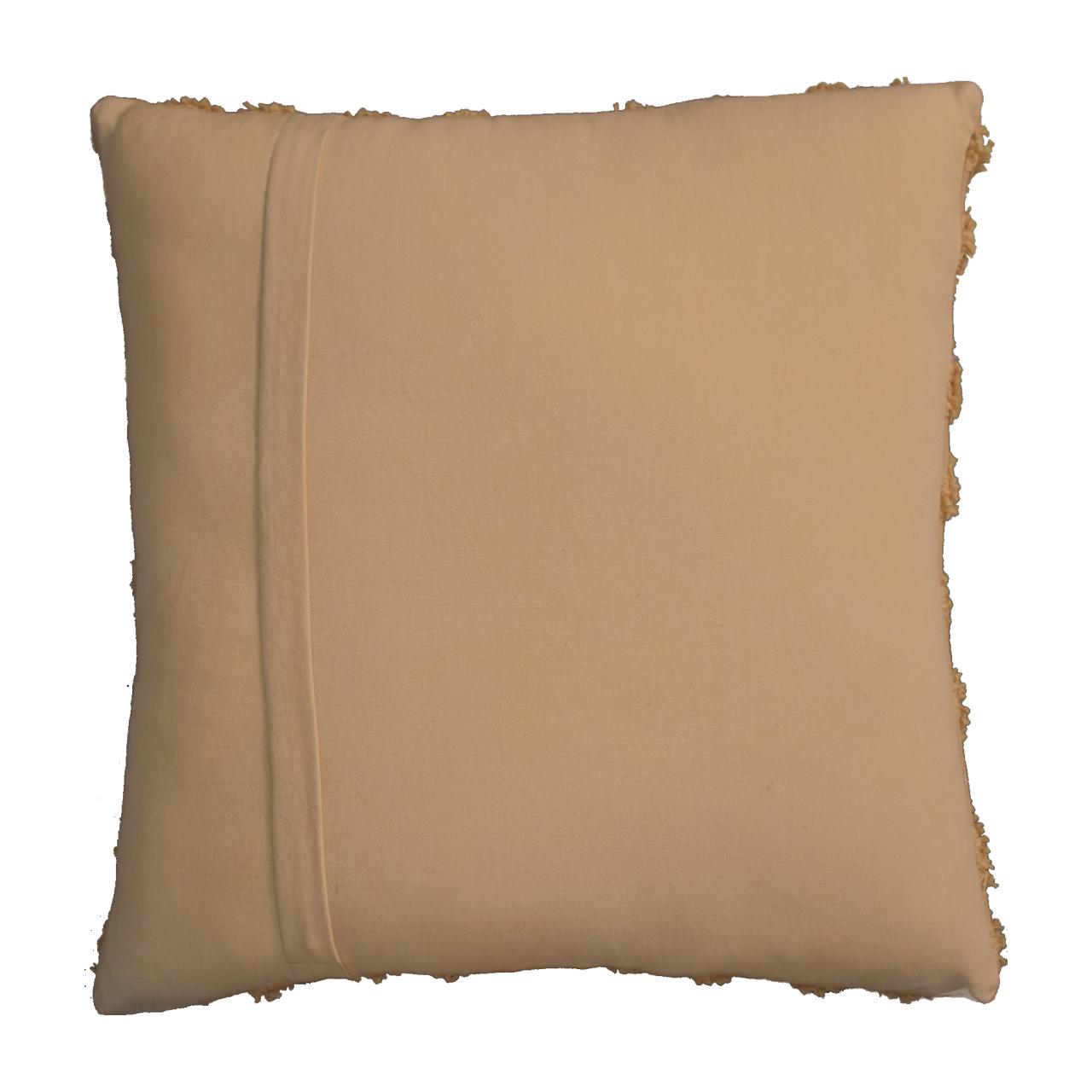 Solid Mango Wood Set of 2 Mustard Zig-zag Cushions - Image 7