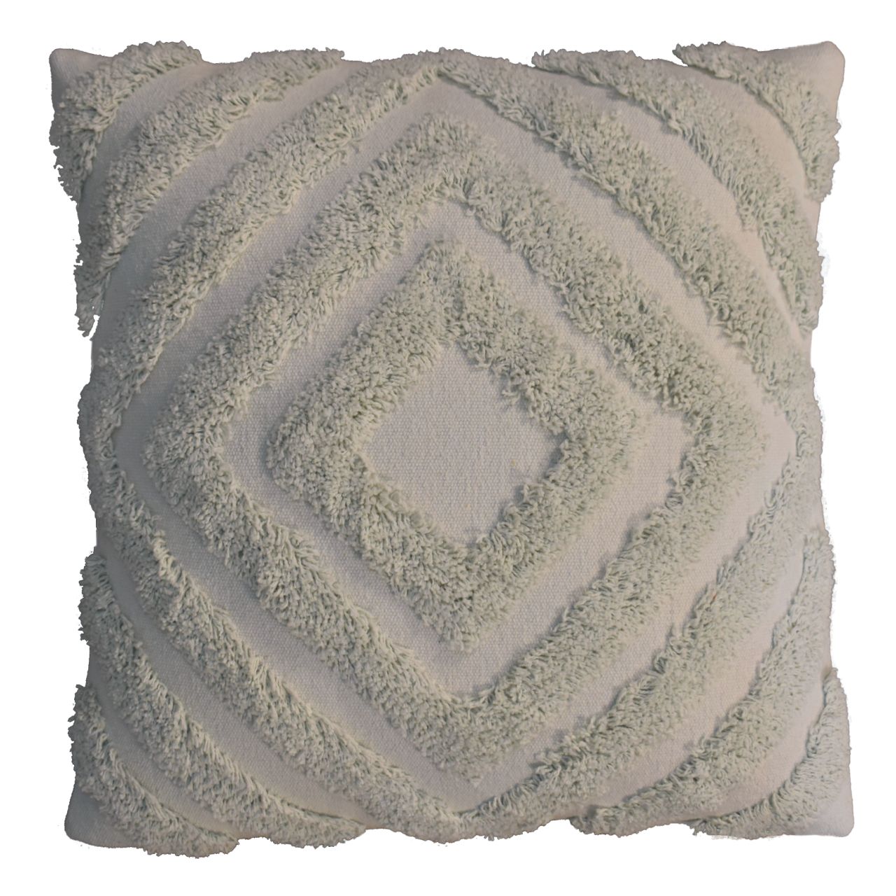 Solid Mango Wood Set of 2 Set of 2 Diamond Cushions - Image 3