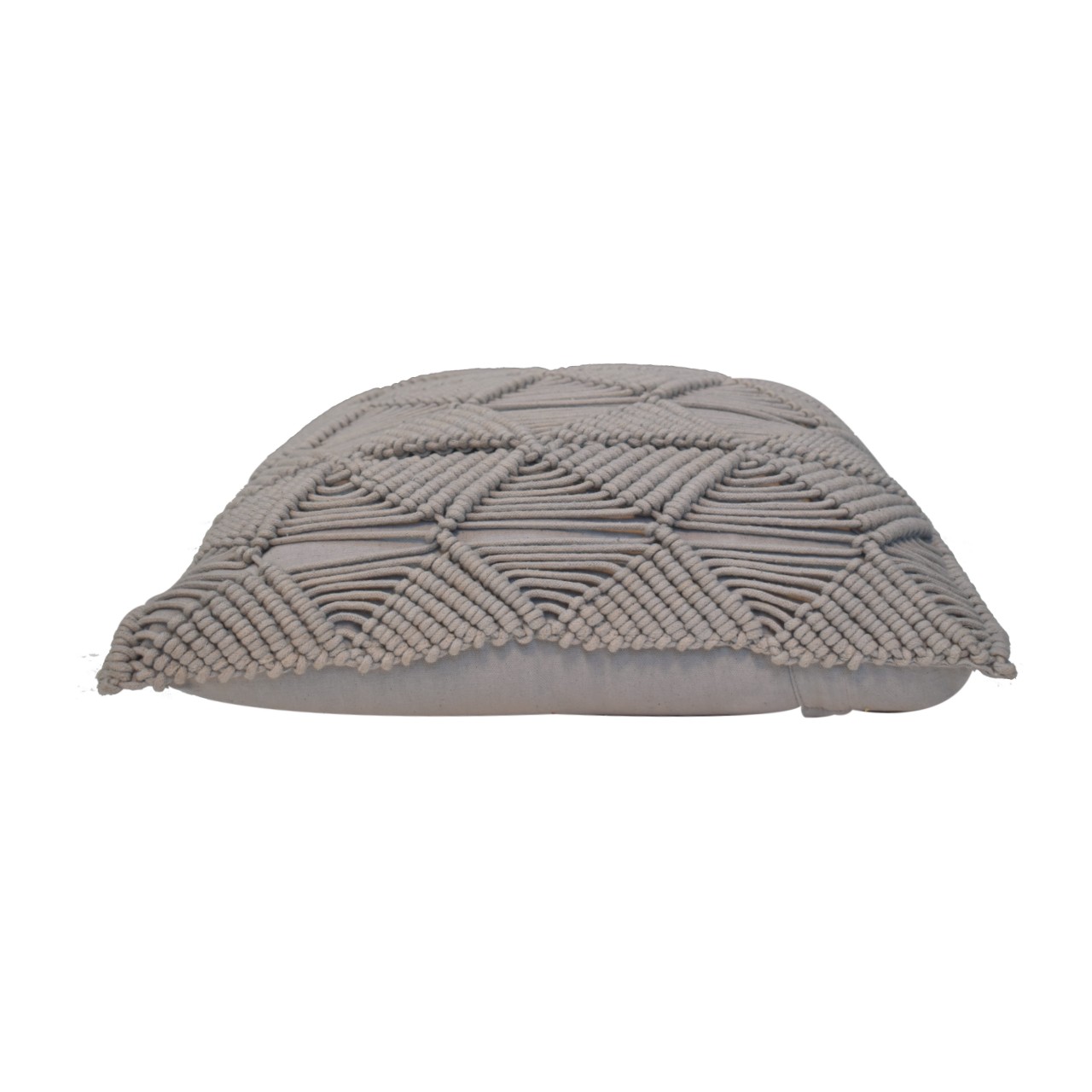 Solid Mango Wood Esmi Cushion Set of 2 - Grey - Image 7