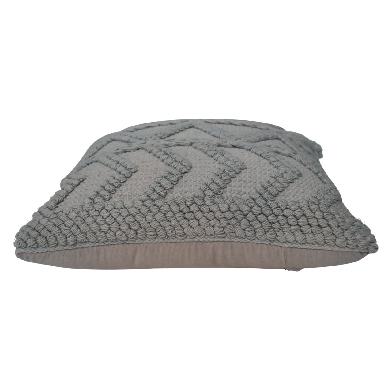 Solid Mango Wood Set of 2 Grey Alda Cushions - Image 6