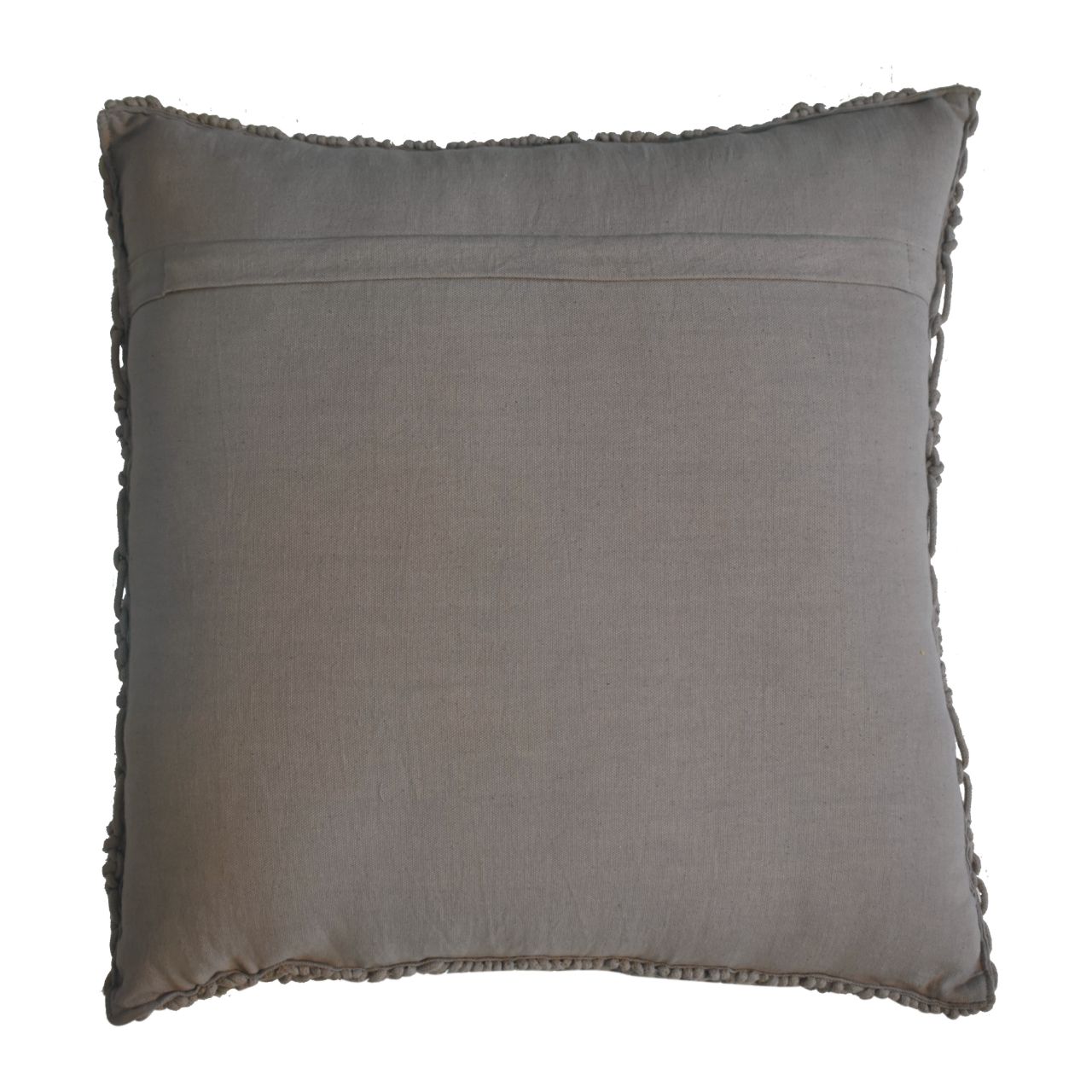 Solid Mango Wood Set of 2 Grey Alda Cushions - Image 7