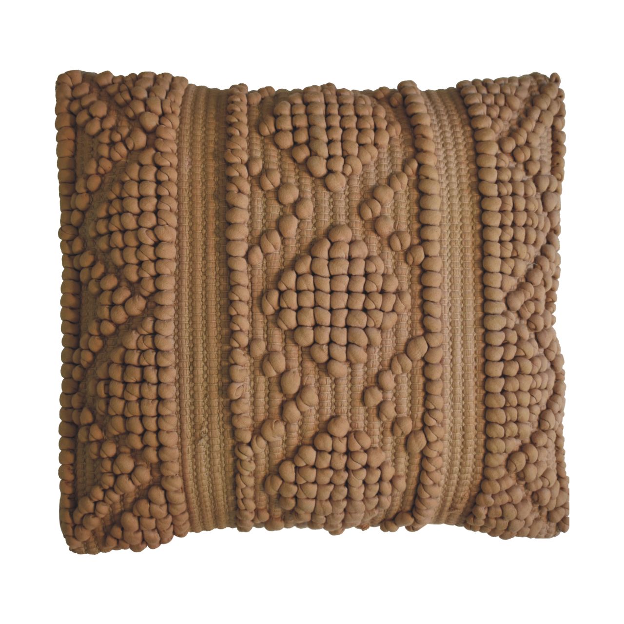 Solid Mango Wood Set of 2 Coffee Coloured Nola Cushions - Image 3