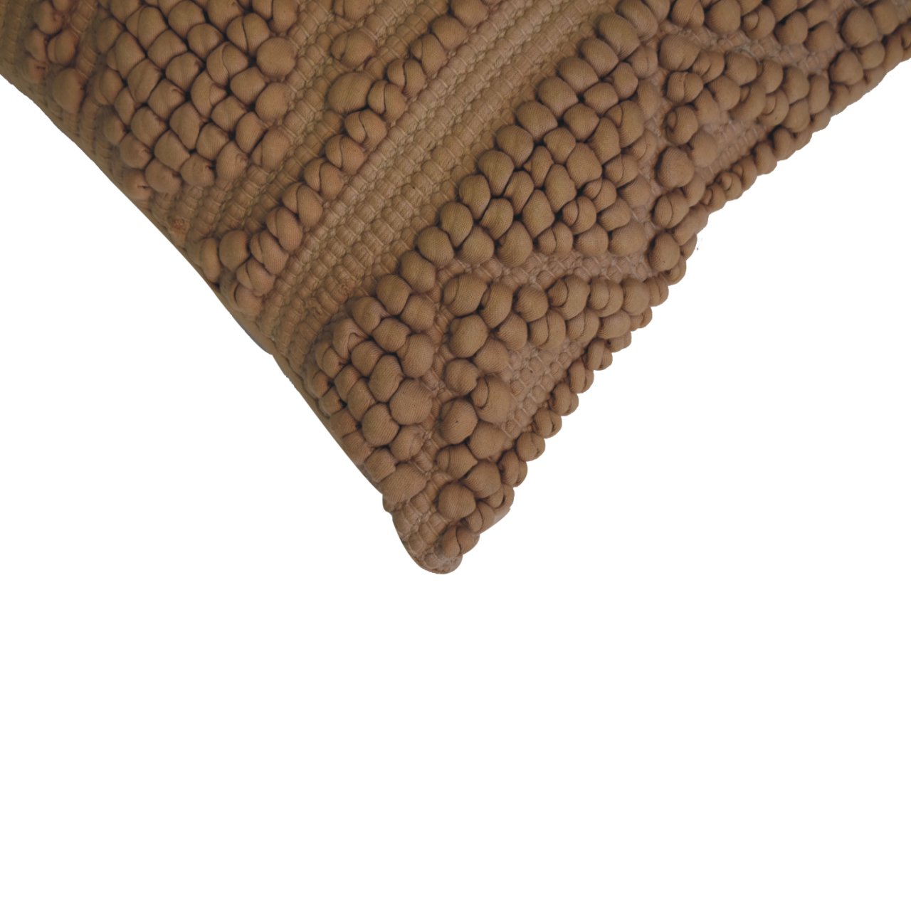 Solid Mango Wood Set of 2 Coffee Coloured Nola Cushions - Image 4
