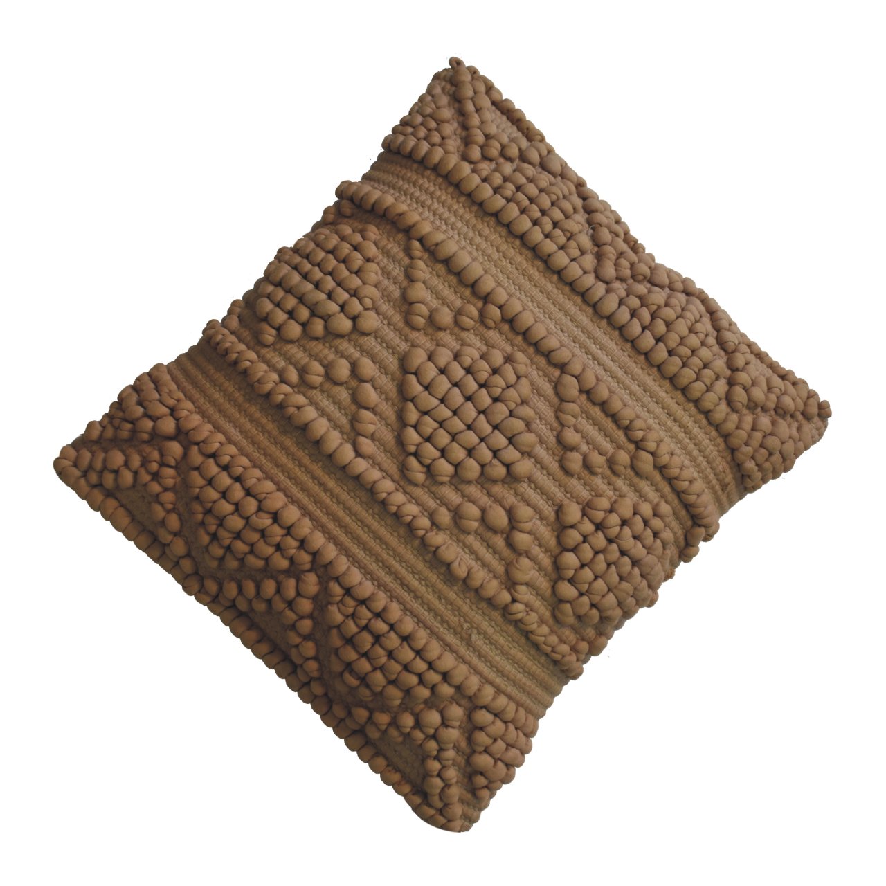 Solid Mango Wood Set of 2 Coffee Coloured Nola Cushions - Image 5