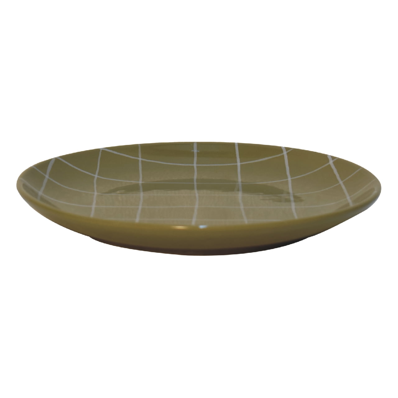 Solid Mango Wood Olive Green 12 Piece Dahlia Plate Set - Image 9