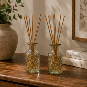 Solid Mango Wood Mandrin & Apple Cinnamon Anka Diffuser Set (Autumn)