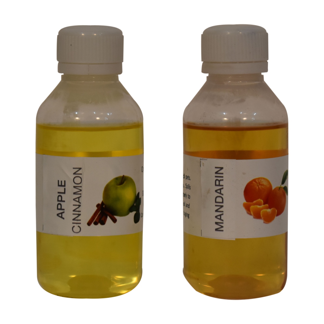 Solid Mango Wood Adira Glass Bottle Diffuser Set (Mandarin & Apple Cinnamon) - Image 3
