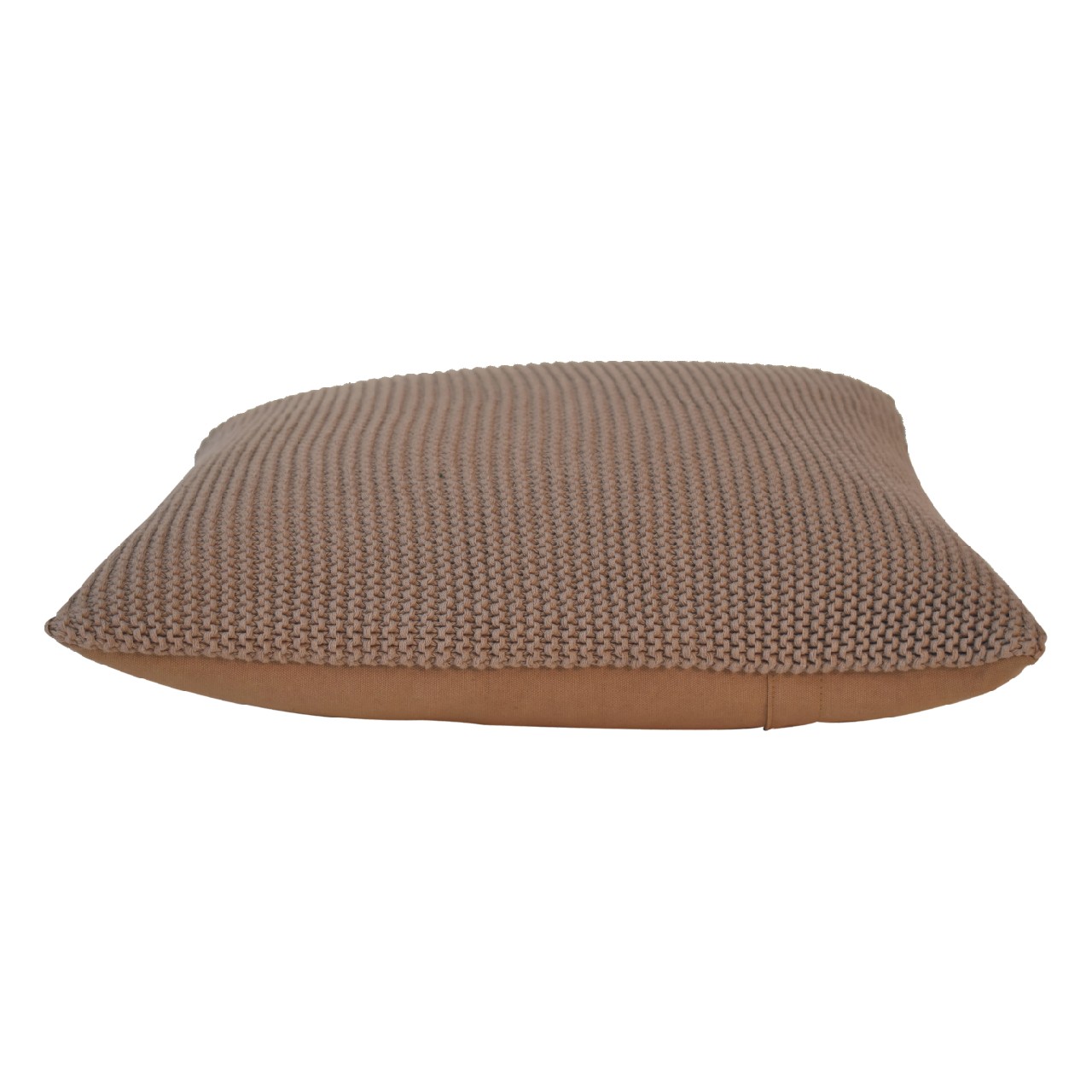 Solid Mango Wood Brown Cotton Cushion Set of 2 - Image 6