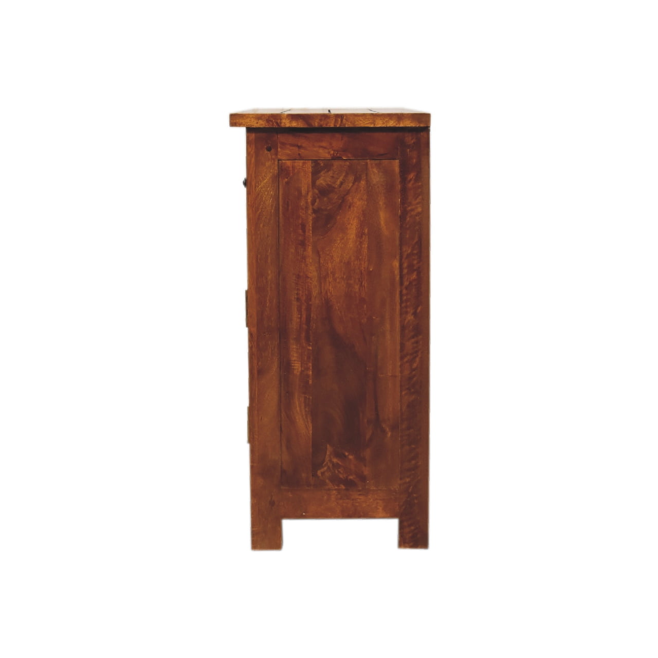 Solid Mango Wood Chestnut Finished 2 Drawer 2 Door Sideboard - Image 9