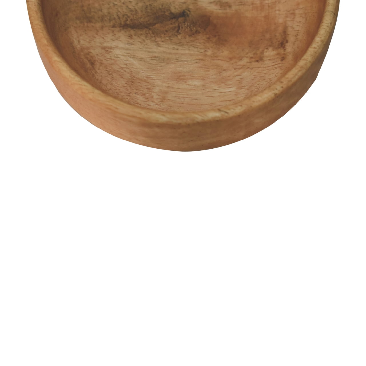 Solid Mango Wood Solid Wood Fruit Bowl Set of 3 - Image 9