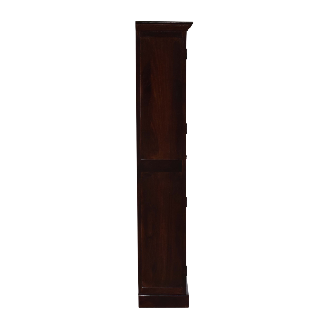 Solid Mango Wood Solid Cherry Finished Glass Doors Cabinet/Cupboard - Image 9