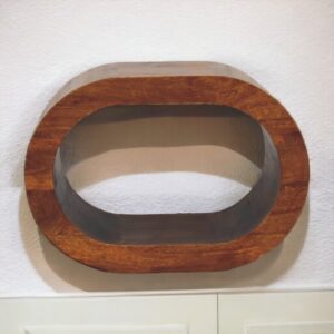 Solid Mango Chestnut Finished Wall Mounted Amaya Bedside