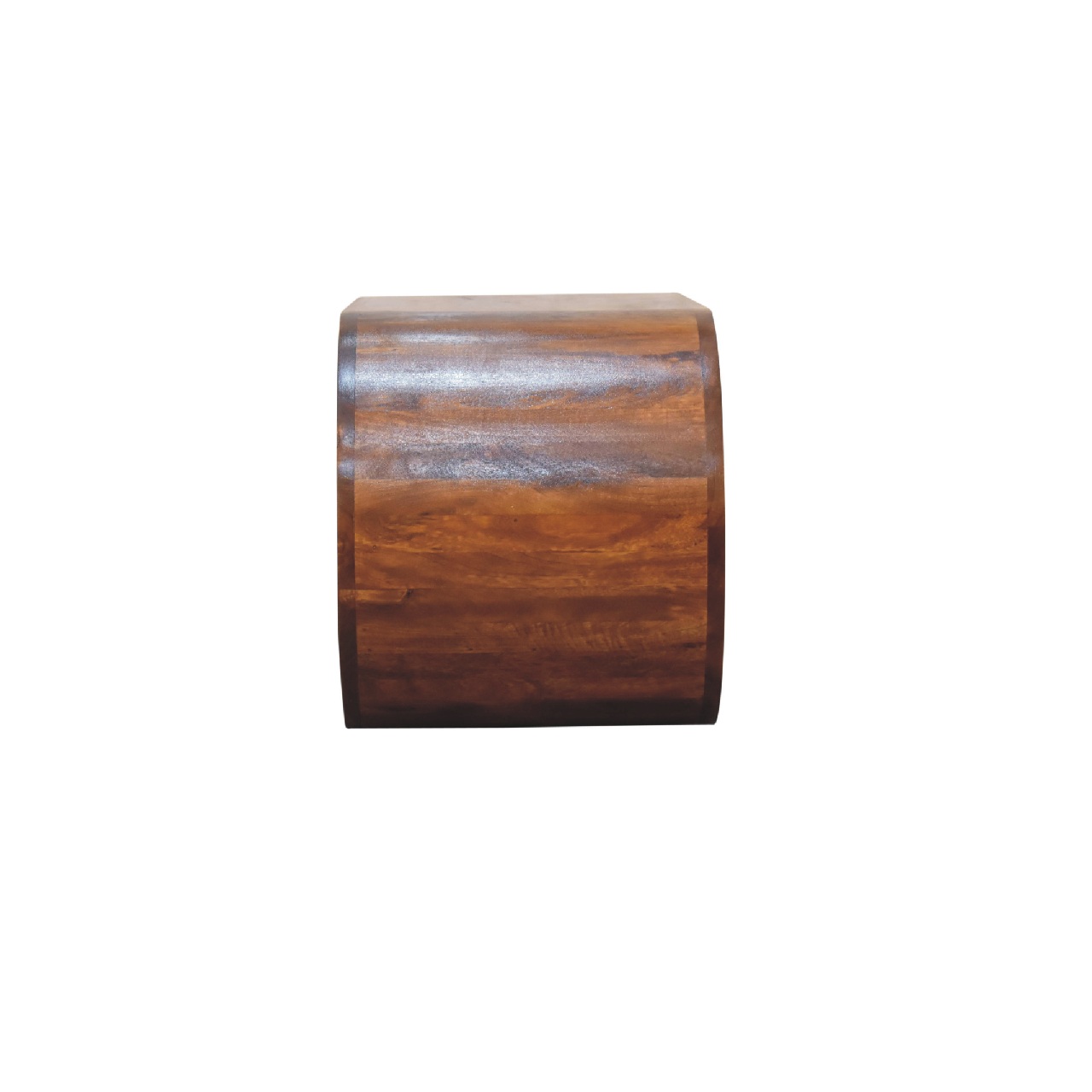 Solid Mango Wood Chestnut Finished Wall Mounted Media Unit - Image 8