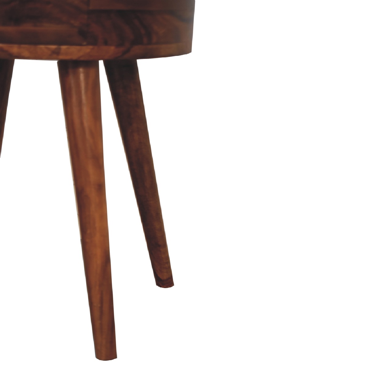 Solid Mango Wood Honey Caramel 1 Door Alina Bedside - Image 8