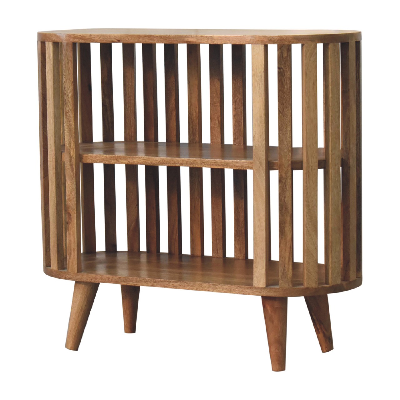 Solid Mango Wood Oak Finished Ariella Cabinet - Image 2