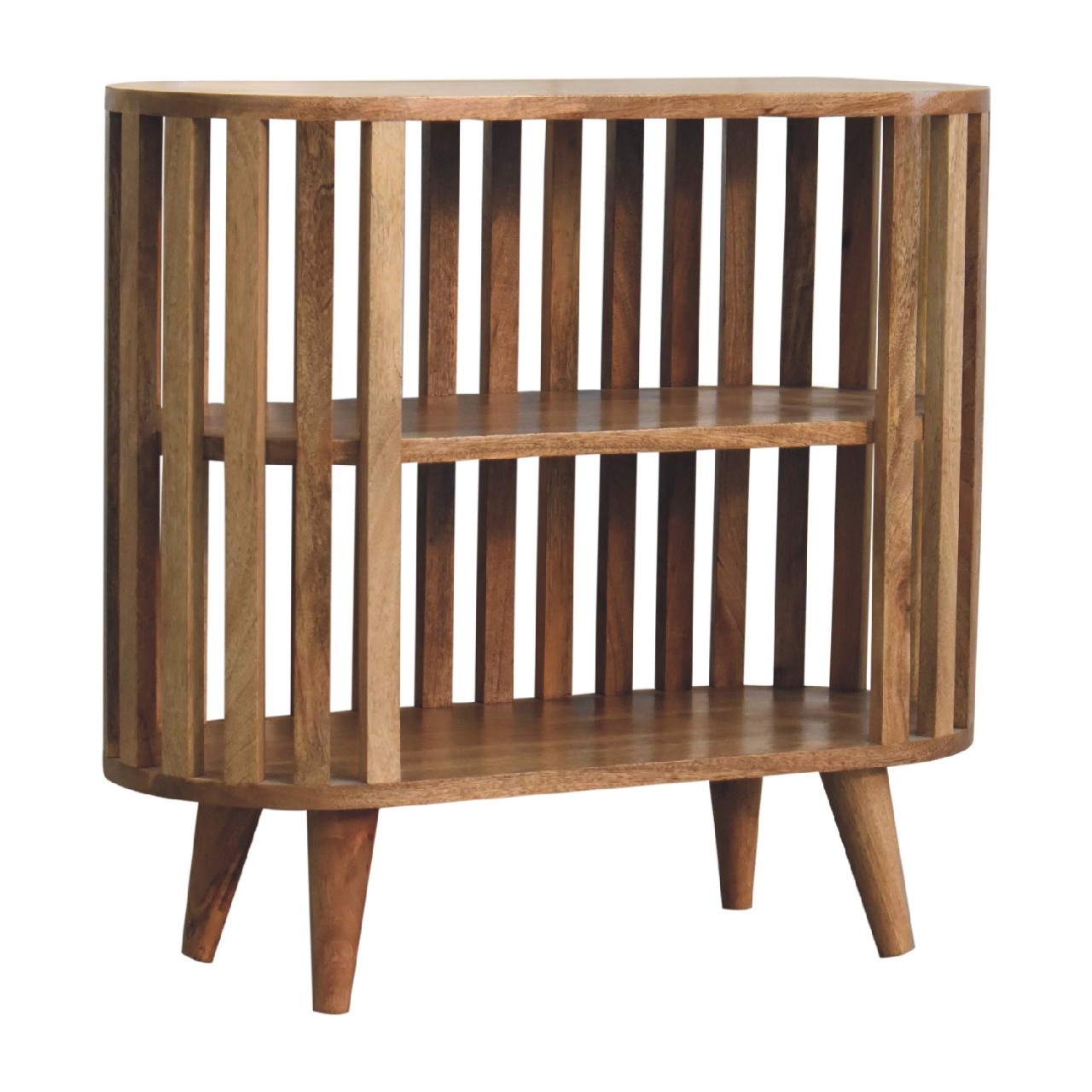 Solid Mango Wood Oak Finished Ariella Cabinet - Image 3