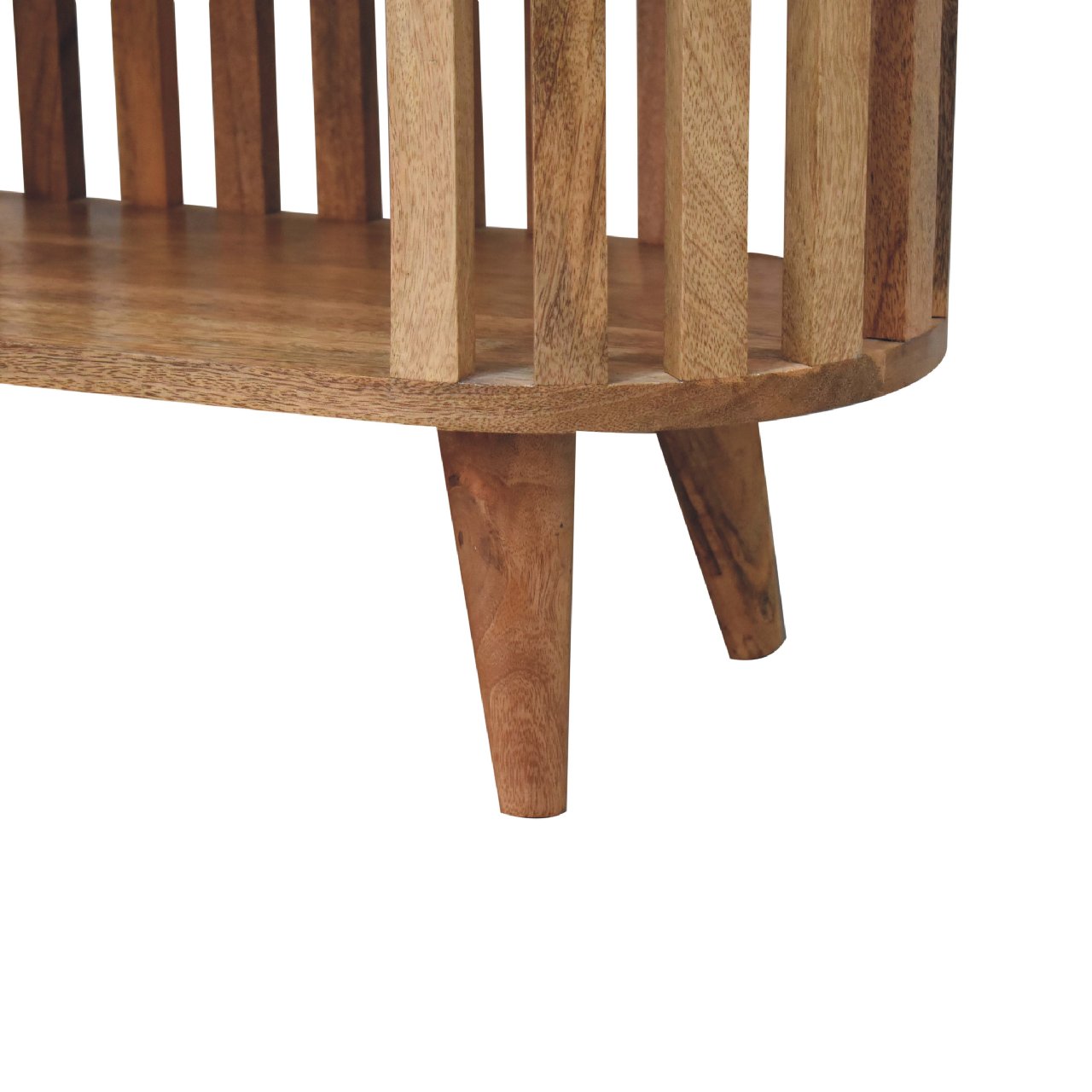 Solid Mango Wood Oak Finished Ariella Cabinet - Image 6