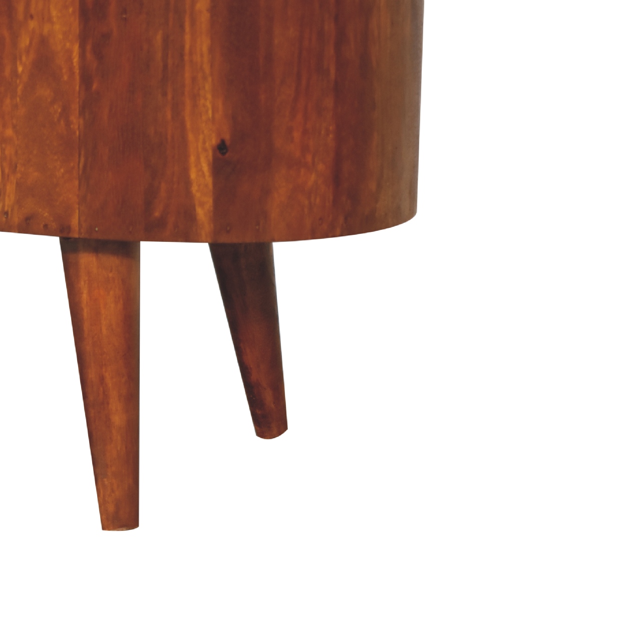 Solid Mango Wood Chestnut Finished 2 Slots Cortez Media Unit - Image 6
