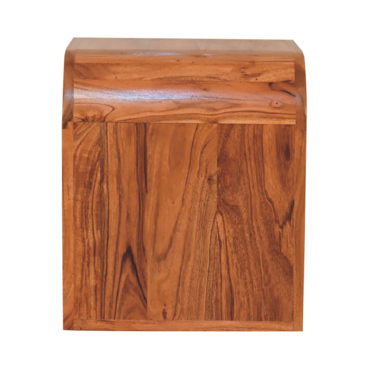 Solid Mango Wood Honey Caramel Finished Acacia Darcy End Table - Image 8