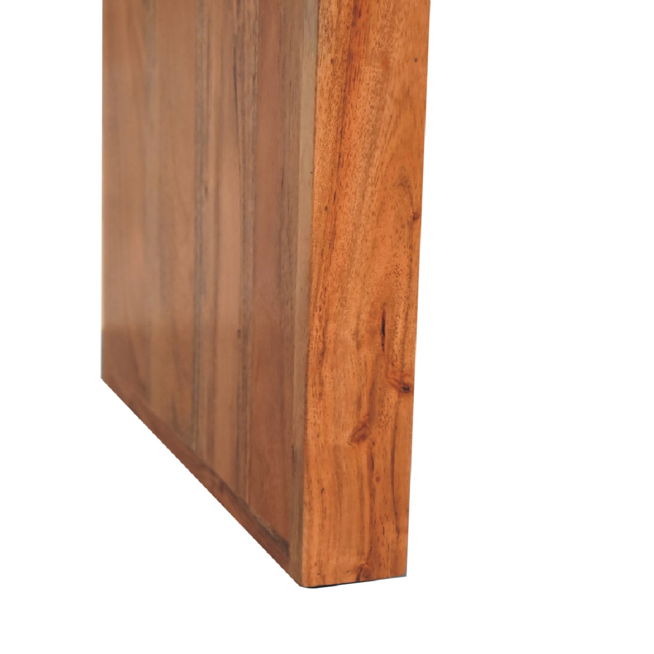 Solid Mango Wood Honey Caramel Finished Acacia Darcy End Table - Image 7