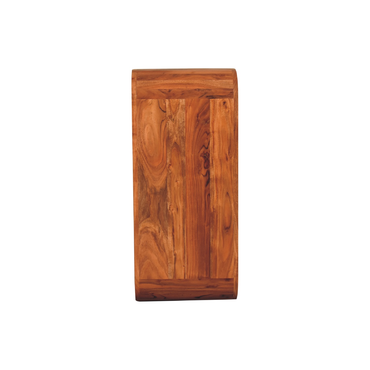 Solid Mango Wood Honey Caramel Finished Darcy Display Unit - Image 8