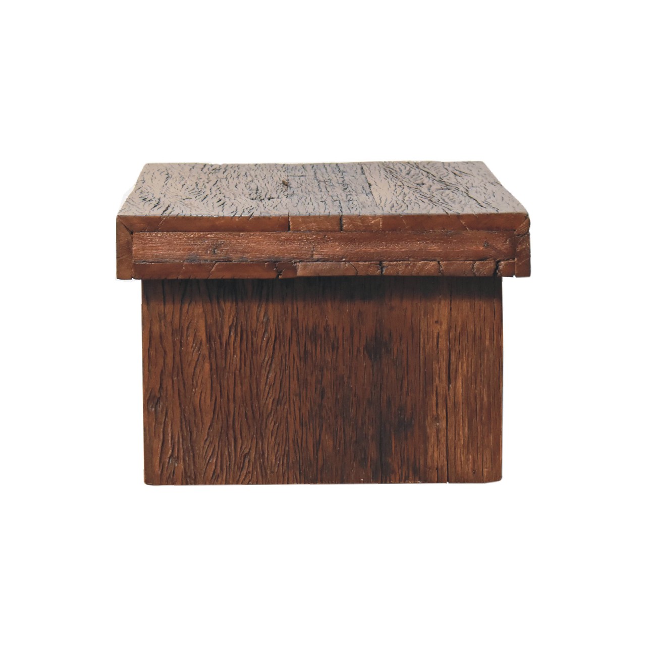 Solid Mango Wood Reclaimed Wood Chunky Coffee Table - Image 8