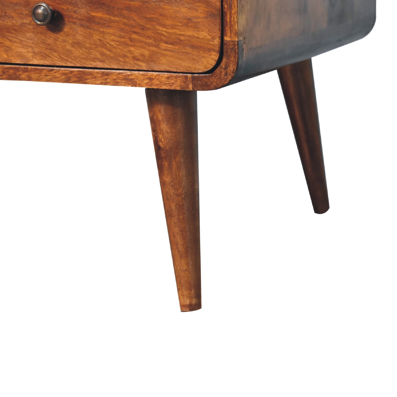 Solid Mango Wood Chestnut Finished 4 Drawer Sonata Coffee Table - Image 7