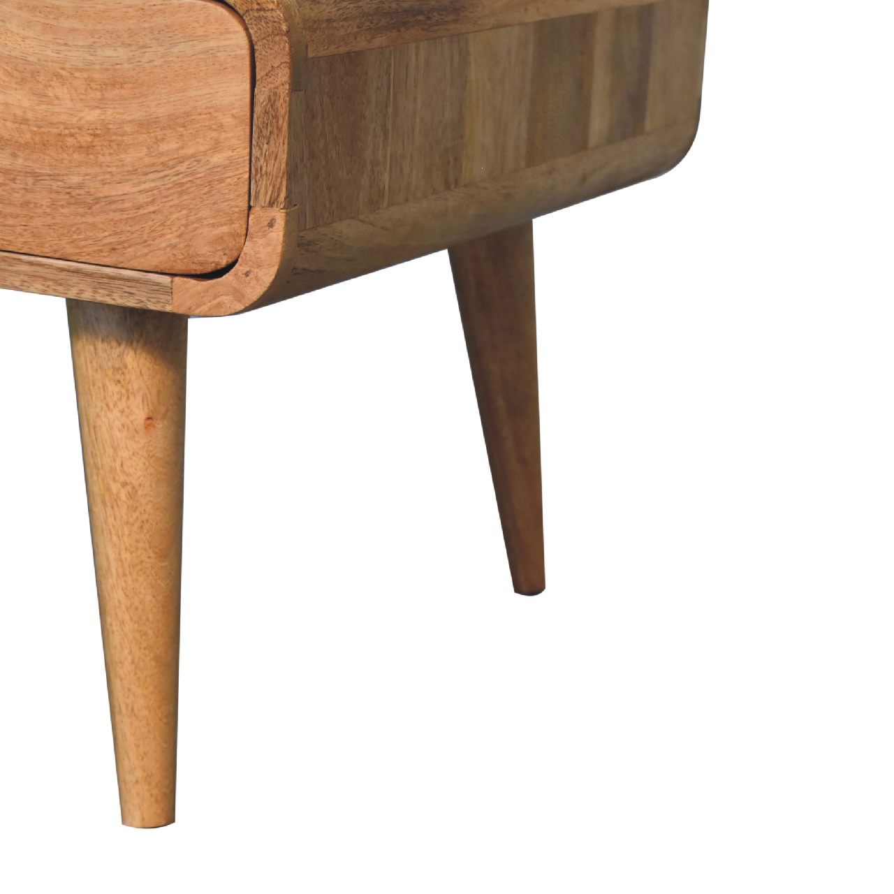 Solid Mango Wood Oak Finished 4 Drawer Sonata Coffee Table - Image 7