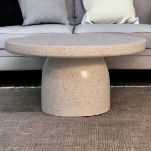 Solid Mango Wood Mosaic Terrazzo Serenity Coffee Table