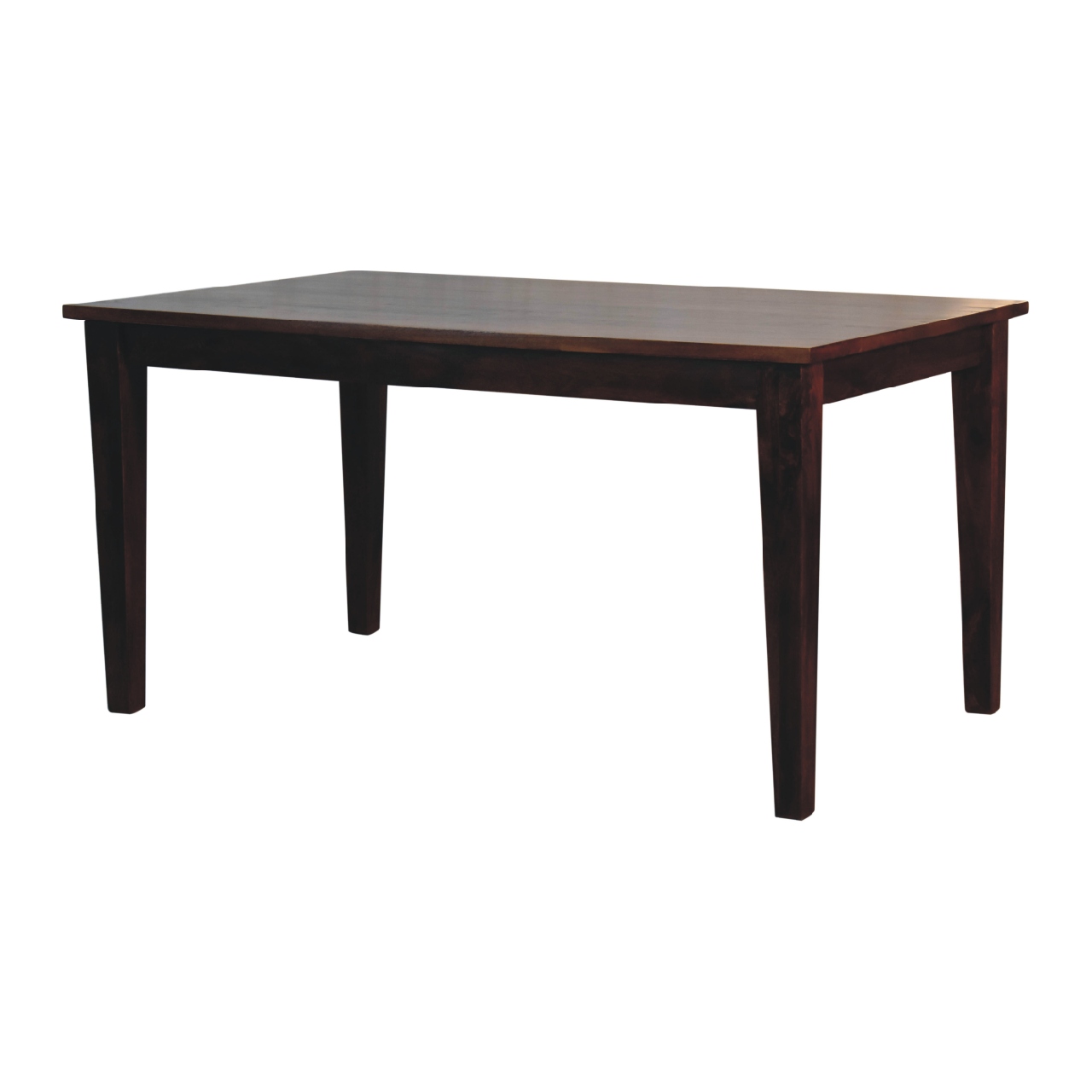 Solid Mango Wood Chestnut Finished 150cm Dining Table - Image 2