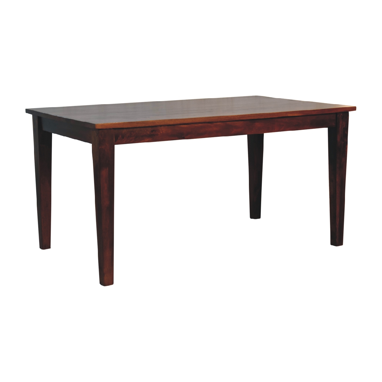 Solid Mango Wood Chestnut Finished 150cm Dining Table - Image 3