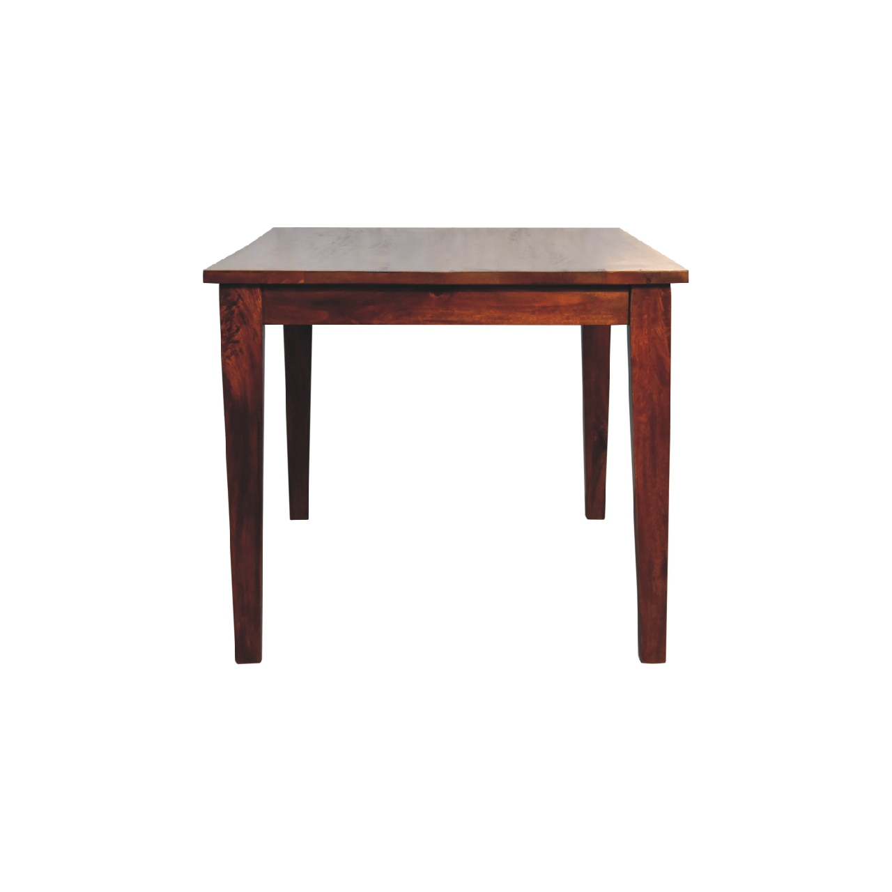 Solid Mango Wood Chestnut Finished 150cm Dining Table - Image 8